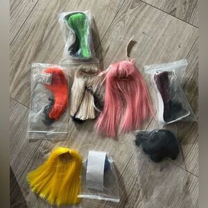Lot of New 8 Doll Clone Wigs
